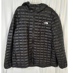 The North Face ThermoBall Eco Hoodie 2.0 Jacket Mens XXXL Black Puffer Quilted